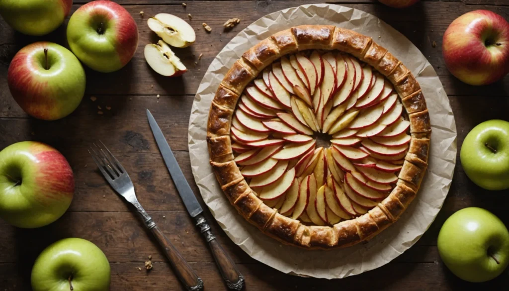 gateau frangipane pomme