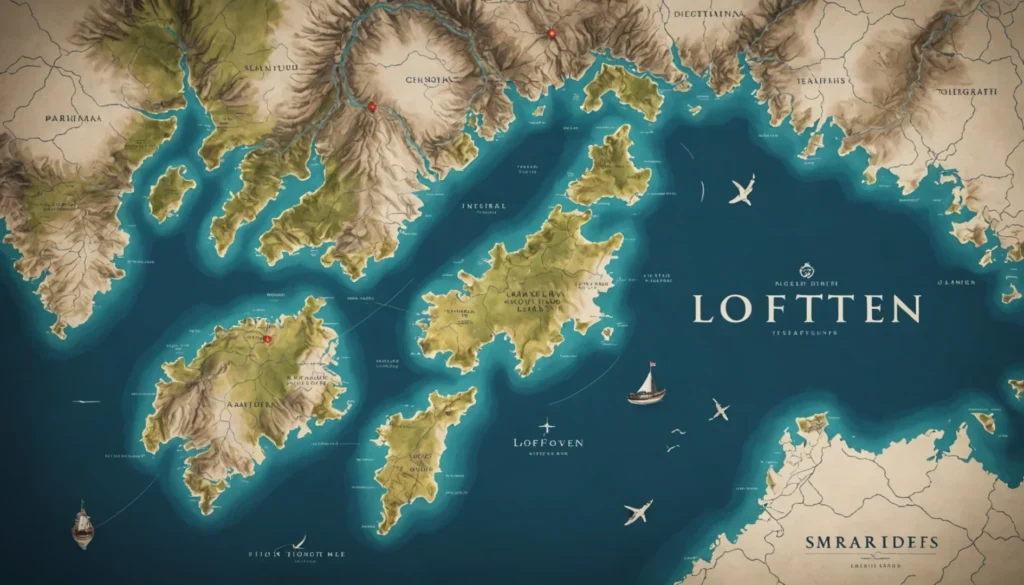 carte iles lofoten